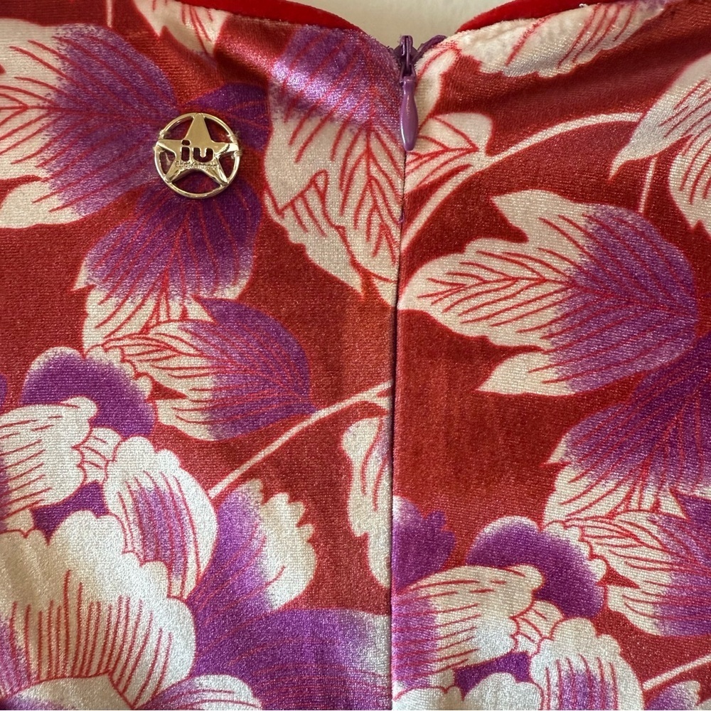 IU Rita Mennoia Velvet Floral Maxi Dress - Picture 3 of 12